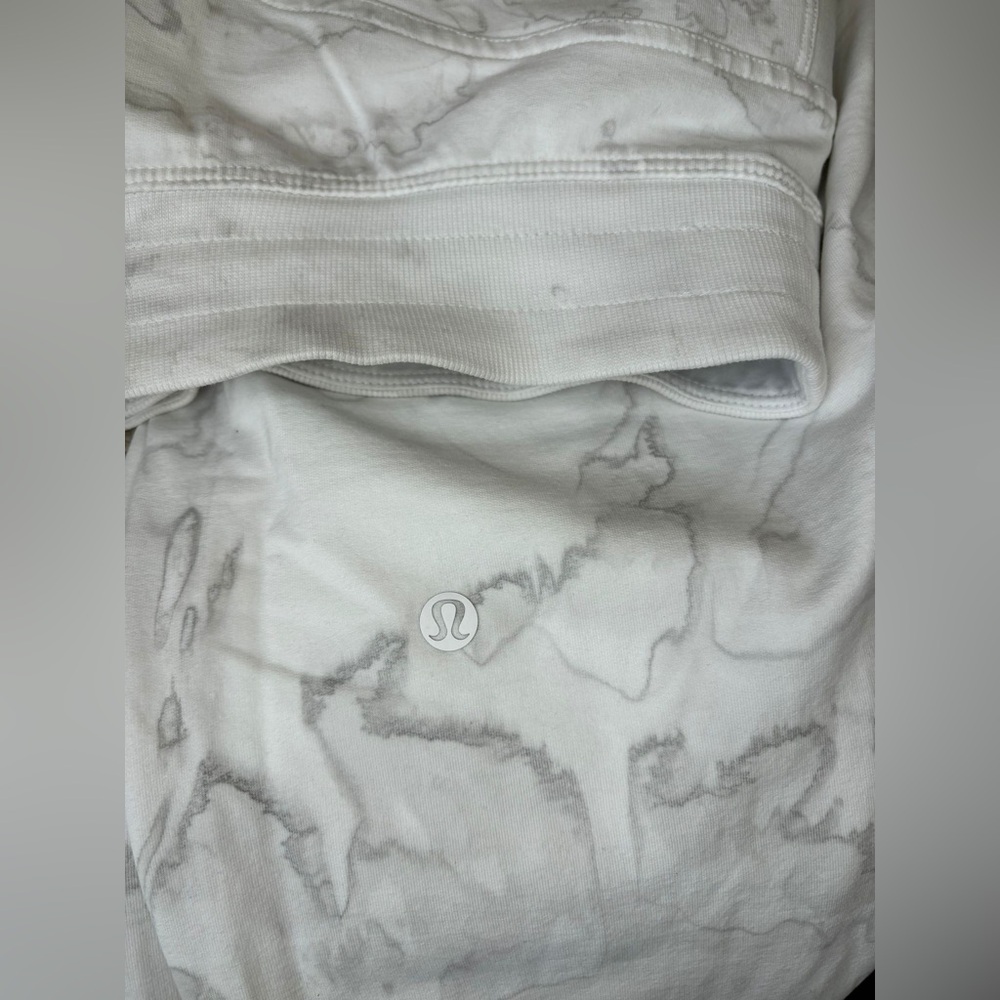 ✨PRISTINE EUC✨ Lululemon LA Sweat Pant 26" Watercolor Wash White / Stargaze- 10 - Picture 11 of 14